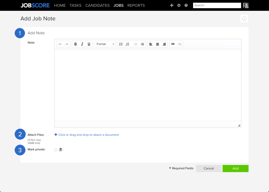 What are Job Notes? How do I use Job Notes? JobScore Help