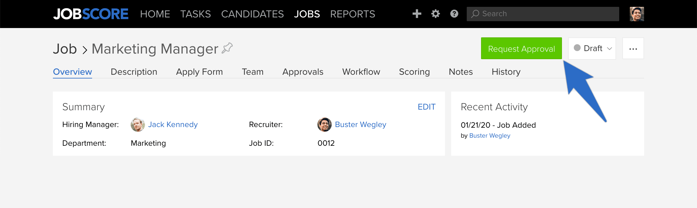 Job Request Approval