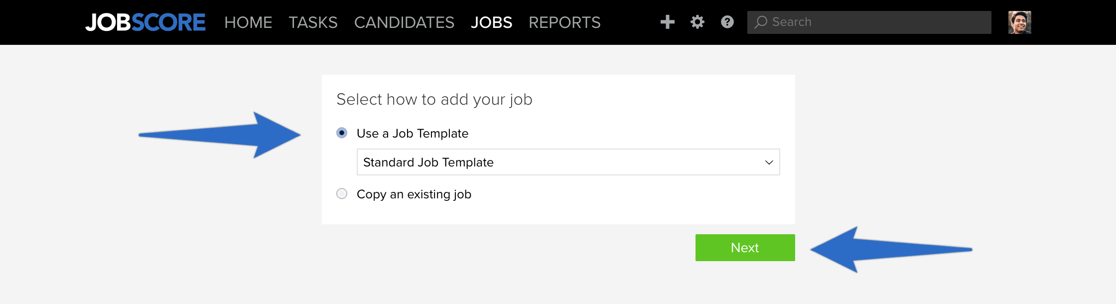 Use_a_job_template